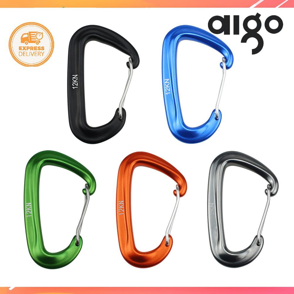 aigoni Outdoor Camping Hiking Snap Clip Buckle Hook Climbing Hammock Backpack Carabiner