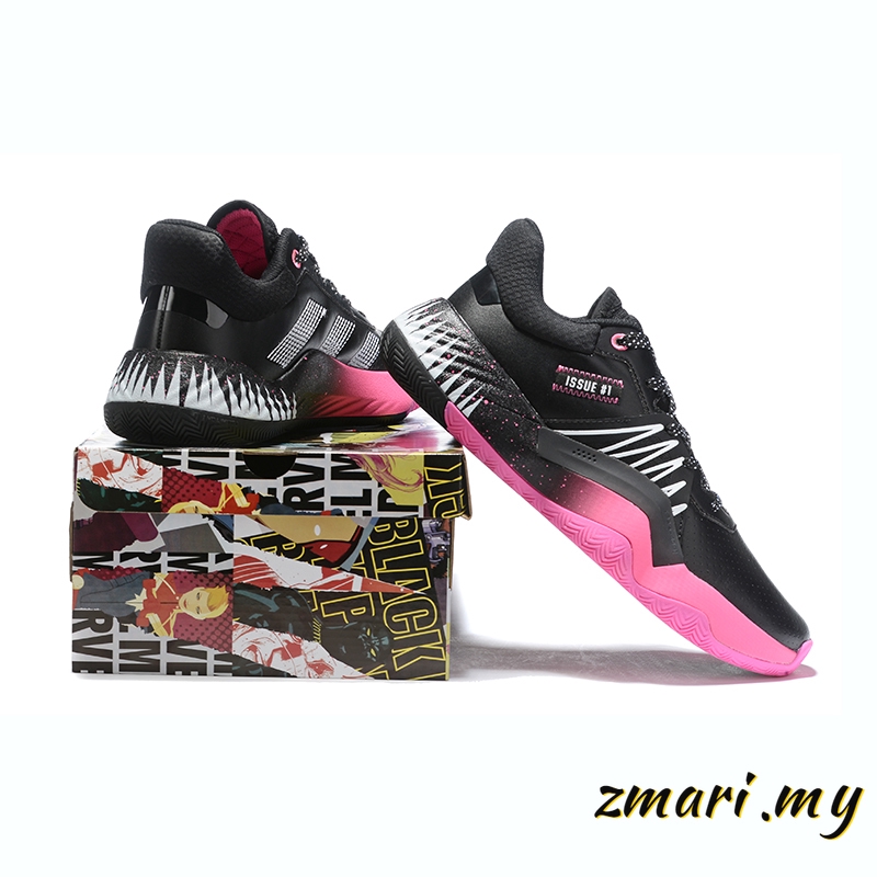 donovan mitchell shoes black and pink