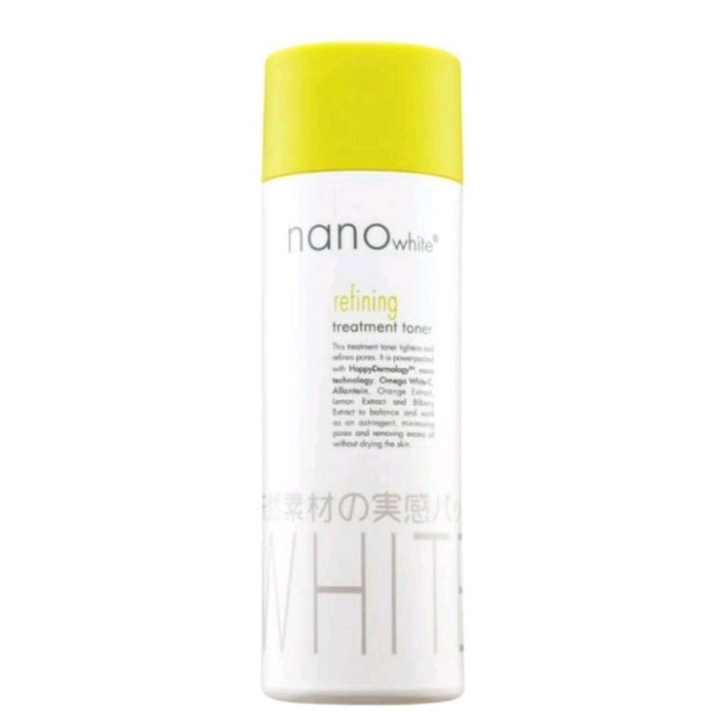 Nano White Refining Treatment Toner 200ml Nano White Snow Wash 100ml Shopee Malaysia