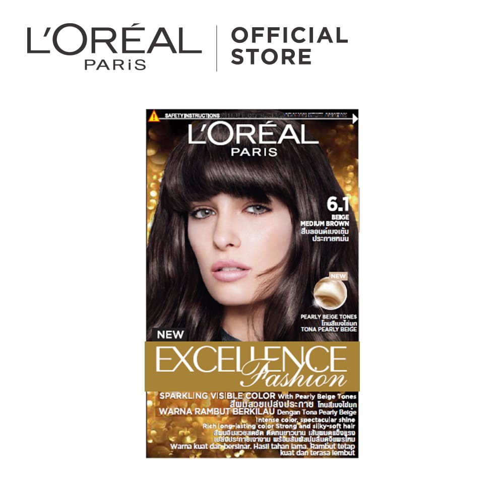 L Oreal Paris Excellence Fashion Hair Color Beige Medium Brown