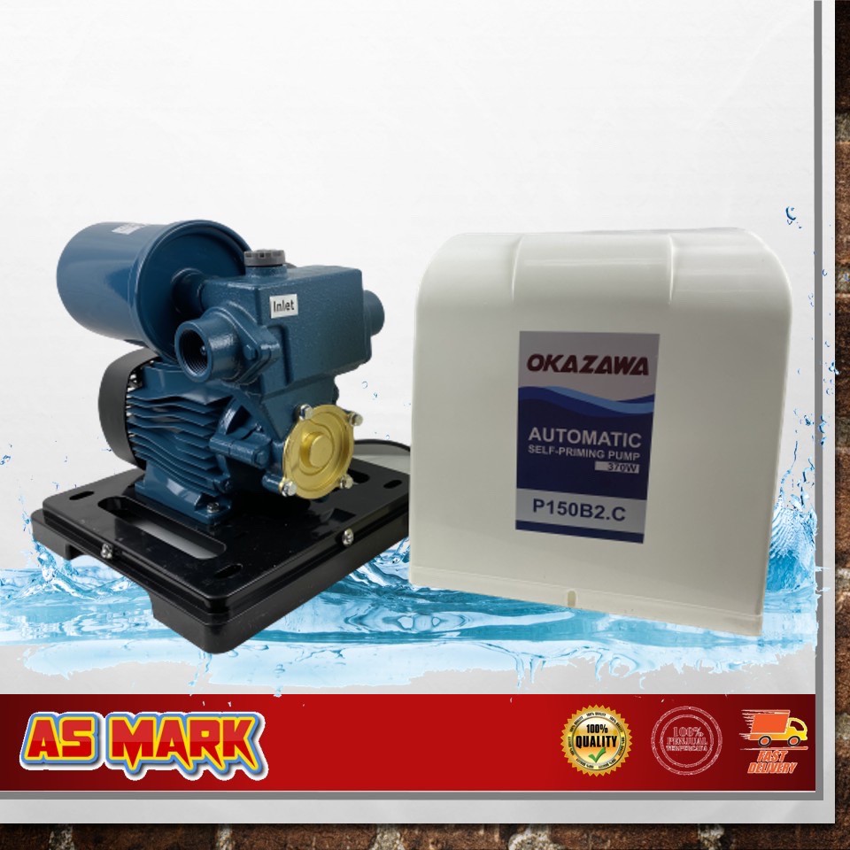 [READY STOCK] OKAZAWA P150B2.C 0.5HP House Use Automatic Water Pump