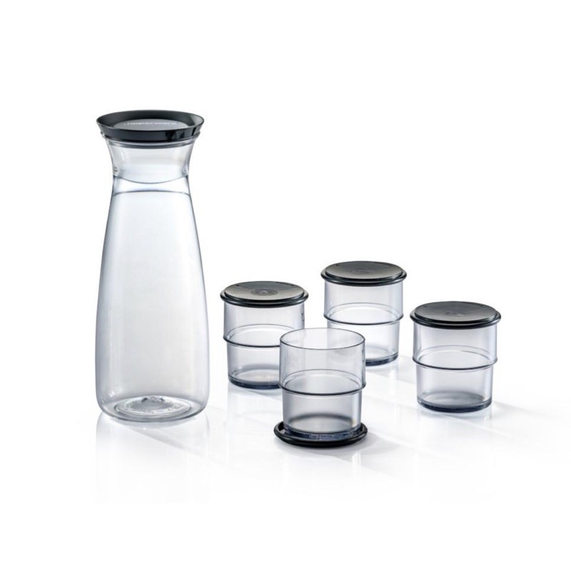 Clear Drinking Set Tupperware READYSTOCK