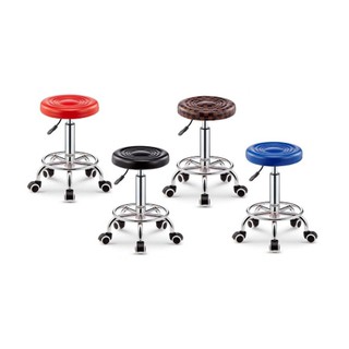 1 UNIT Adjustable Stool Chair With Wheels Office High 1 UNIT Adjustable Stool Chair With Wheels Office High