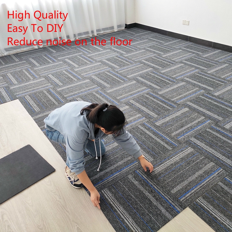 Soofylia Office Floor Mat Capert Rugs Hotel Carpet Ktv Noise Prevention Non Slip 50x50cm Ready Stock Ee Malaysia - Diy Chair Mat For Carpet