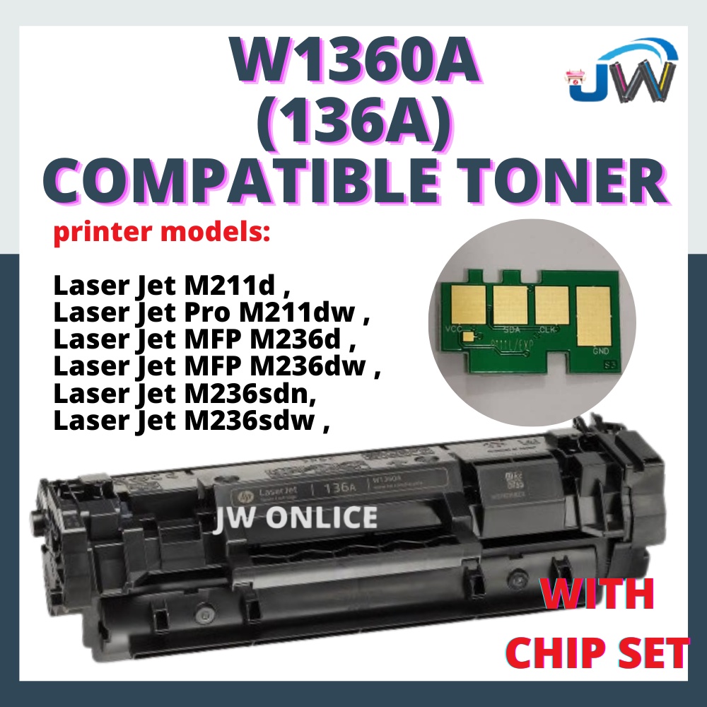 W1360A 1360A Compatible to HP W1360A HP136A Cartridge for HP LaserJet ...