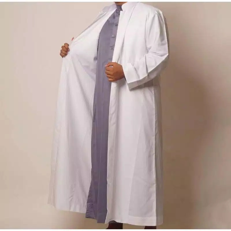 HABIB PREMIUM OUTER ROBE ADULT MEN'S SPLIT GAMIS ROBE SAUDI IKHWAN GAMIS ROBE/
