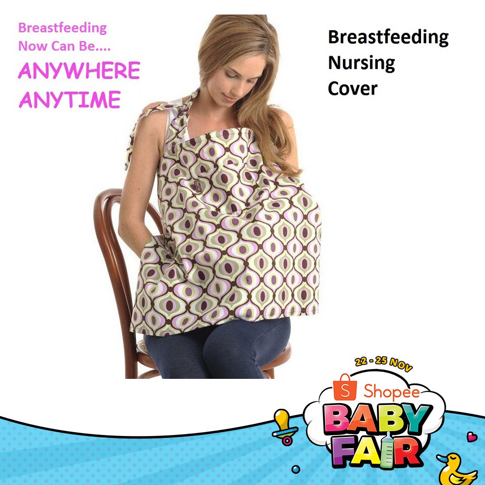 cotton nursing cover