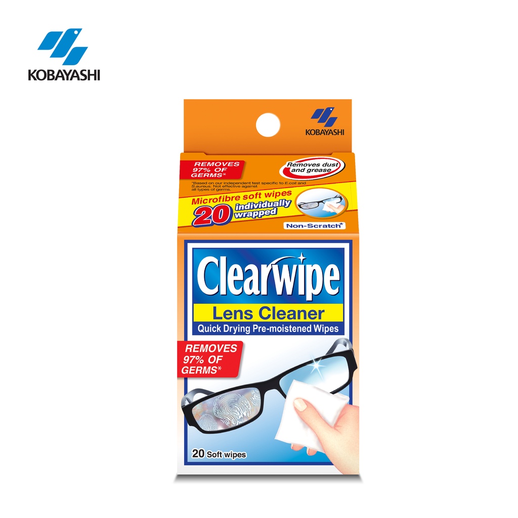CLEARWIPES Lens Cleaner 20's Shopee Malaysia