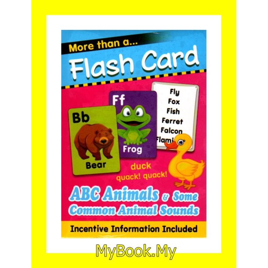 MyB : Kad Imbasan Kad Imbas Flash Card - ABC ANIMALS & SOME COMMON ...