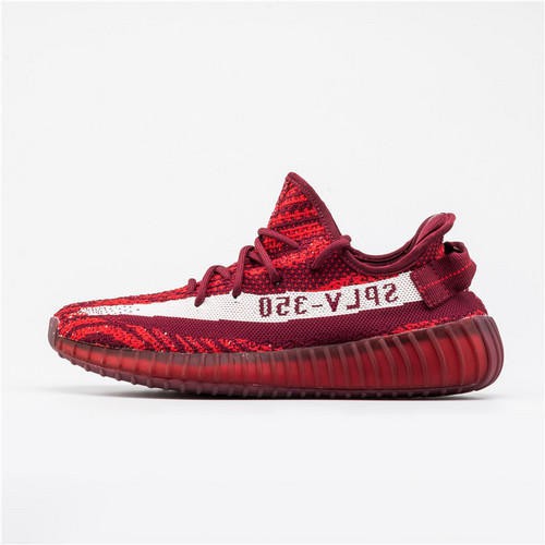 yeezy shoes red