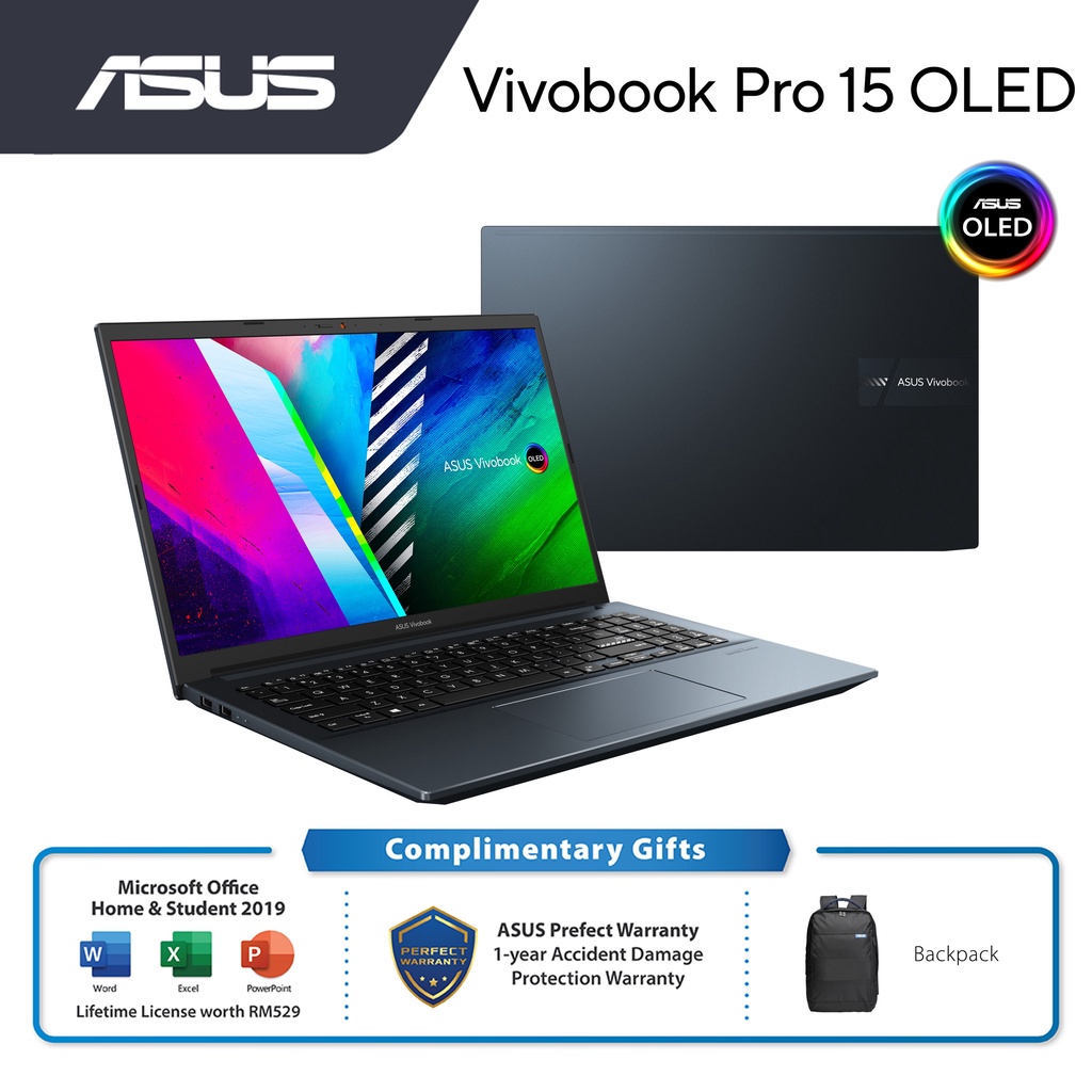 Spesifikasi Dan Harga Asus Vivobook Pro 15 Oled M3500 Di Malaysia ...