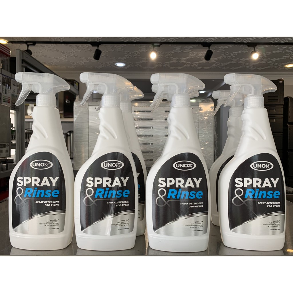 UNOX Spray & Rinse DB1044A0 (750ml) Detergent for Ovens Remove Stain