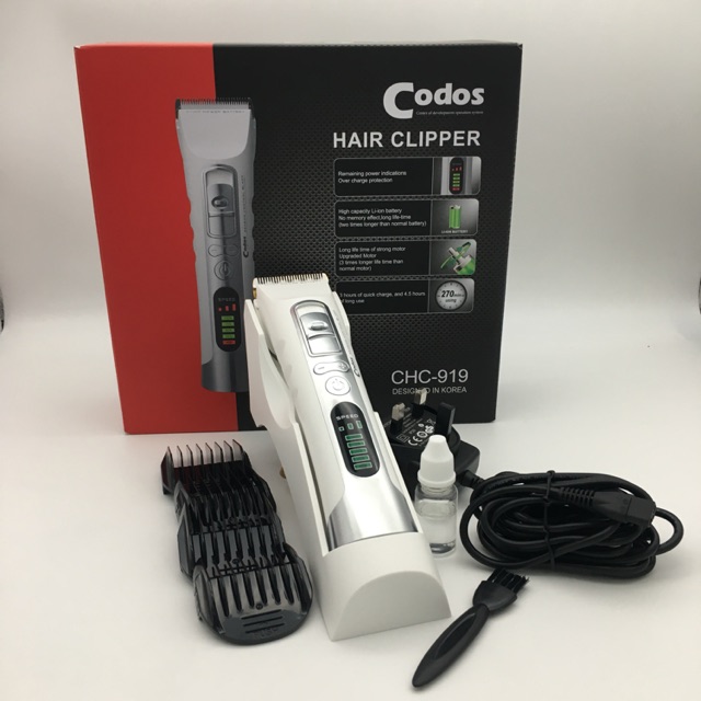 Codos Chc919 Professional Hair Clipper Rechargeable Shopee Malaysia