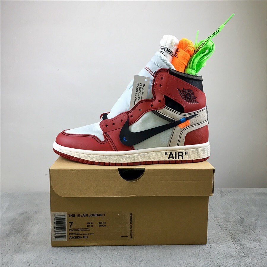 chicago jordan 1 off white