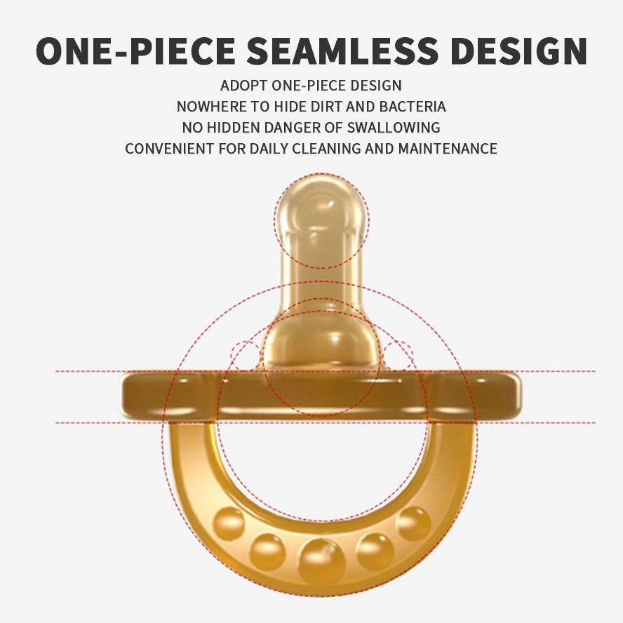 Have Quality Silicone puting pacifier set Super soft nipples Sleeping Newborn baby nipple BPA Durable - Image 2