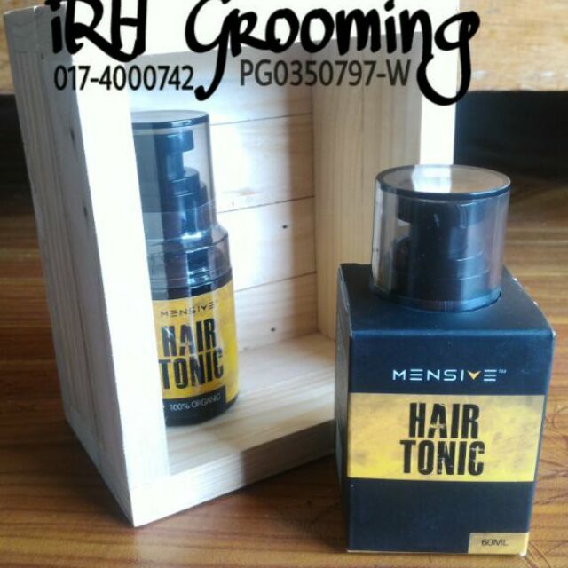 Mensive Hair Tonic 60ml Serum Ubat Lebat Rambut Gugur 