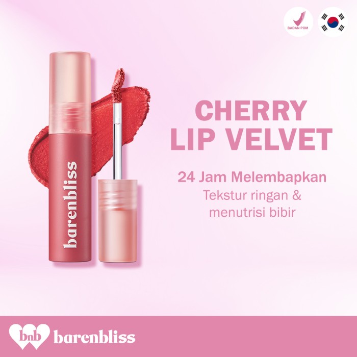 Bnb barenbliss Cherry Makes Cheerful Lip Velvet korea Lipcream