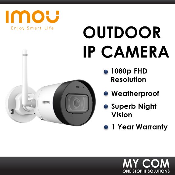 Imou Bullet Lite 1080P H.265 Night Vision IP67 Weatherproof WiFi