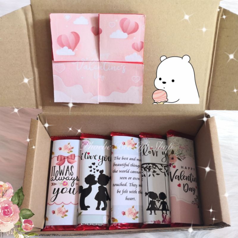 [Ready Stock] Valentine's Day Kit Kat Chocolate Gift Box❤️情人节巧克力礼盒❤️