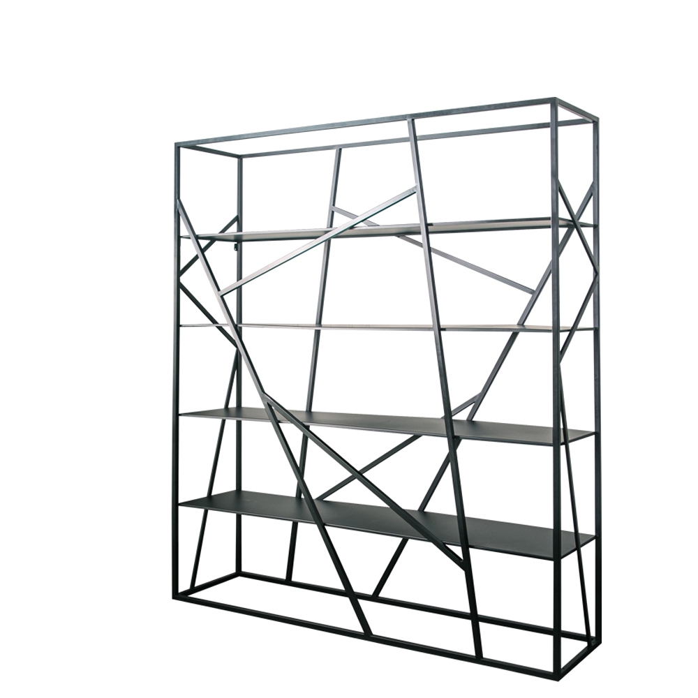 FINSSO : [FULLY ASSEMBLE] American Iron Multi- Storey Bookcase/ Hall divider