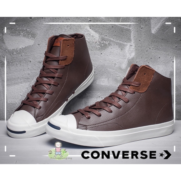 converse jack purcell leather high top