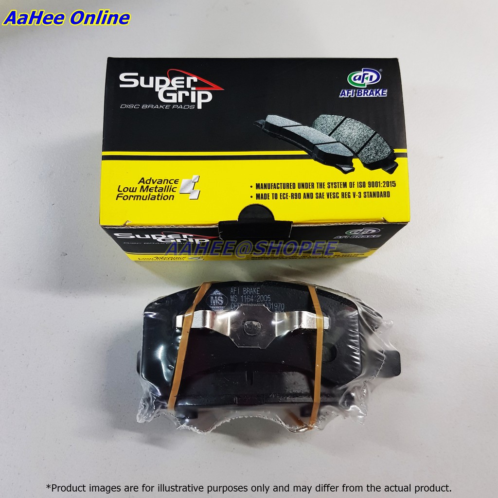 AFI Brake Pad Front  Perodua VIVA Proton Juara Super Grip  Shopee