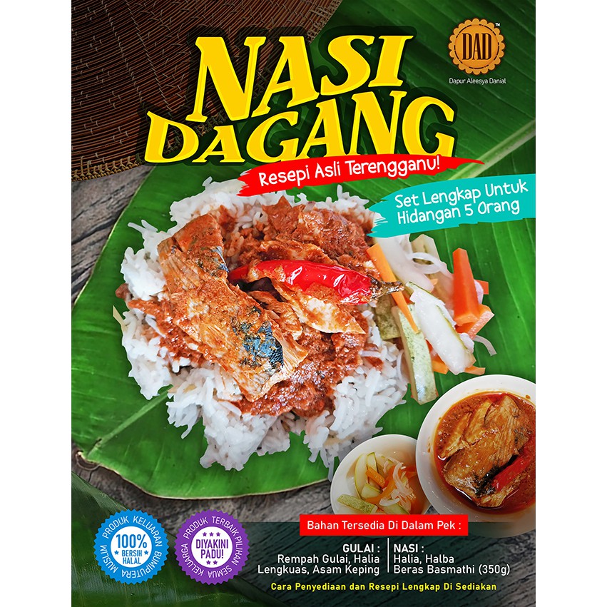 [ NASI DAGANG TERENGGANU SET LENGKAP] - Nasi Dagang Terengganu Original - Nasi Dagang DIY