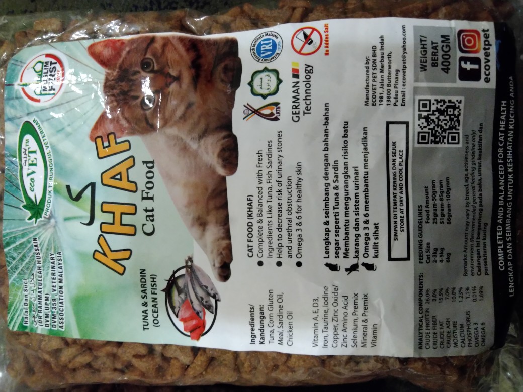 400G] Khaf cat food makanan kucing murah!!!  Shopee Malaysia