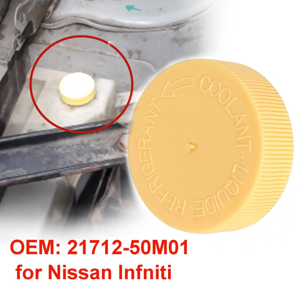 Car Radiator Coolant Overflow Reservoir Cap Cooling Tank Cap for Nissan