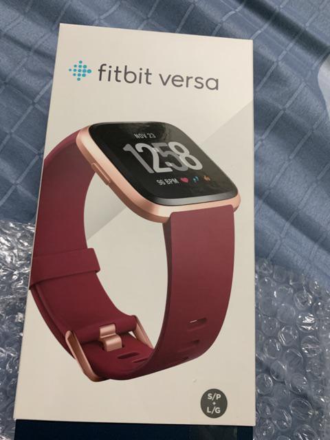 fitbit versa ruby red band