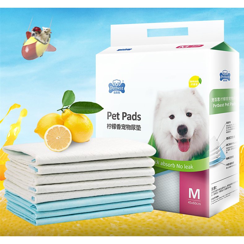 PetBest Lemon Wee Wee Pad / Toilet Train Pad / Pet Urine Pad / Cat
