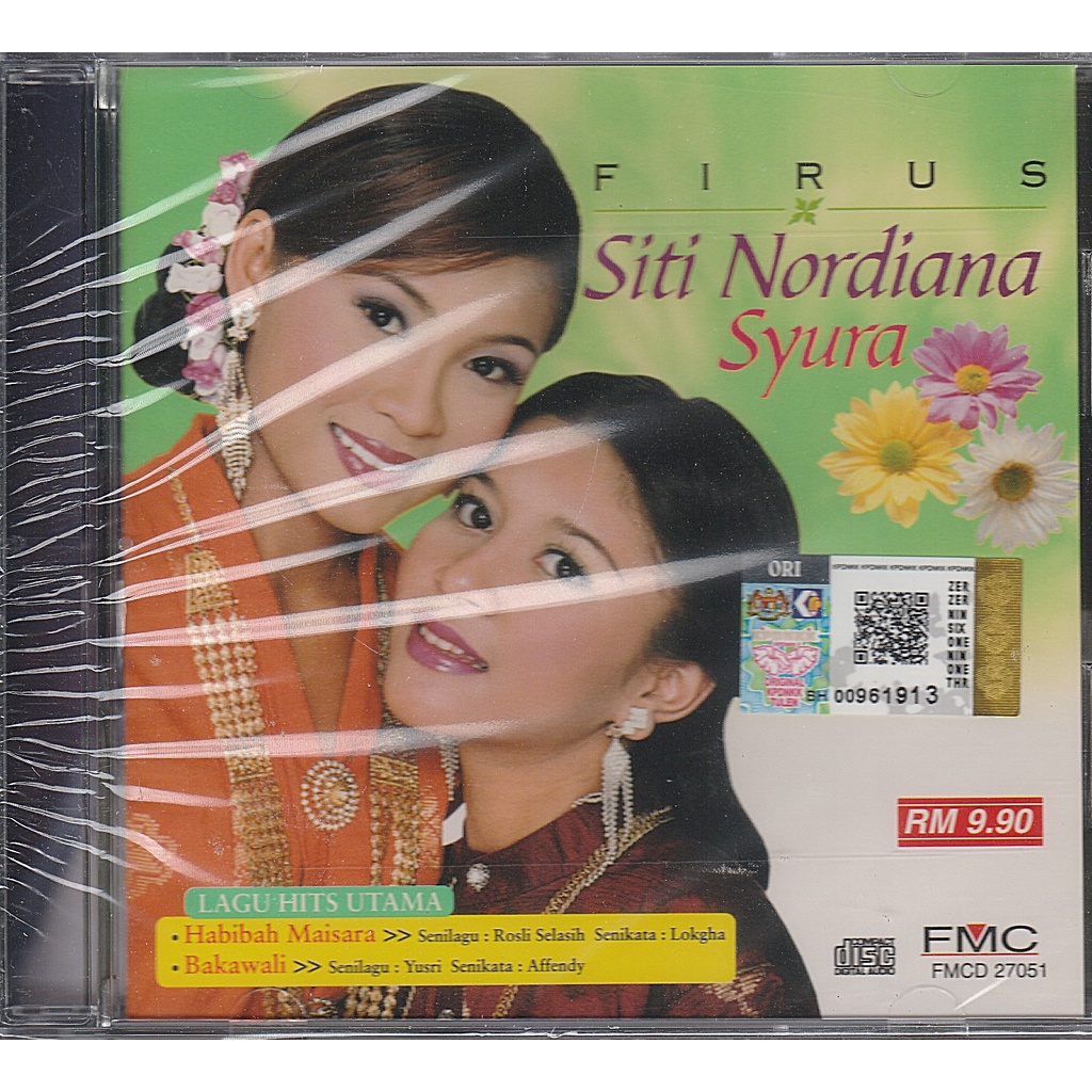 CD Siti Nordiana & Syura - Firus (10 Lagu-Lagu / FMCD27051)