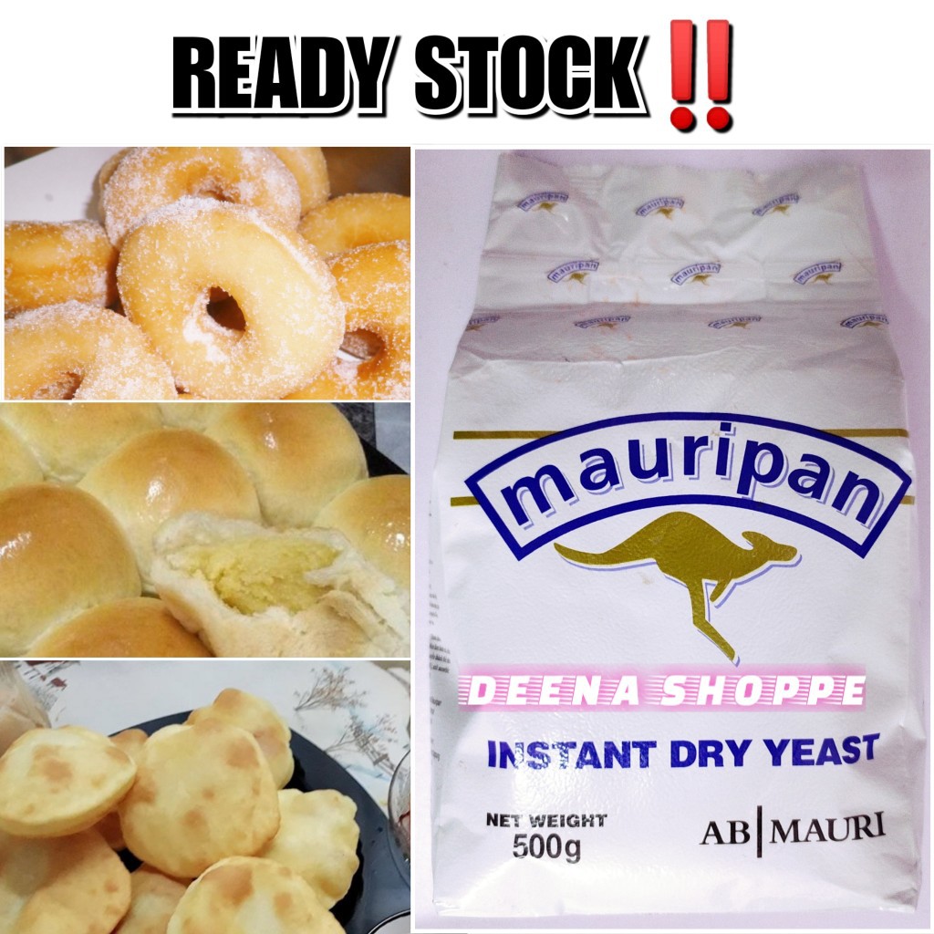 Ready Stock 500gm Yis Kering Segera Mauripan Instant Dry Yeast Mauri Pan Serbuk Yis Segera Shopee Malaysia