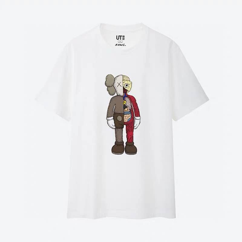 Men S Women S Wear Ut Kaws Printed T Shirt Short Sleeve