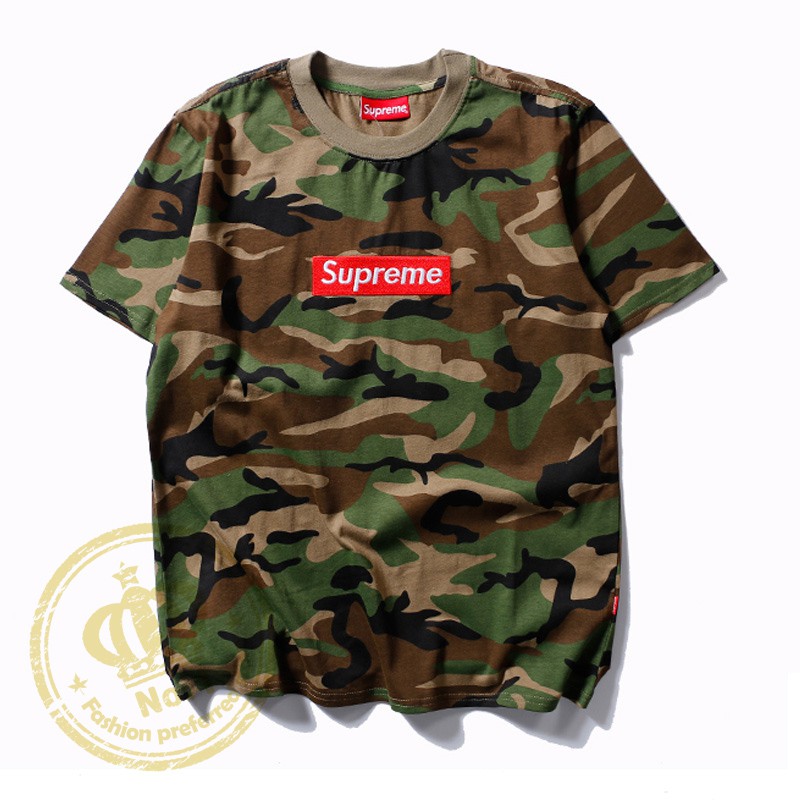 supreme t shirt camouflage