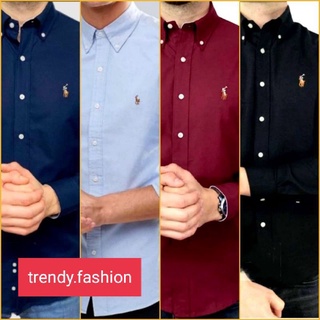 ☀️ Men's Shirt long sleeve Oxford cotton premium quality☀️