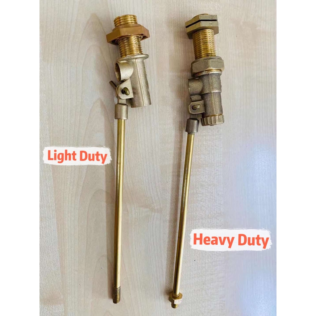 CITY BS 1212 HEAVY DUTY BRASS FLOAT VALVE (1/2") AND CITY MOH LIGHT DUTY BRASS FLOAT VALVE (1/2