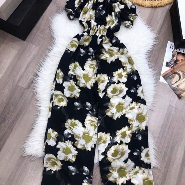 Jump flower off shoulder row