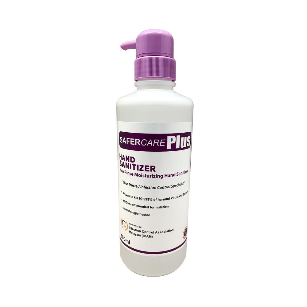 Buy Safercare Plus Hand Sanitizer 500ml With Plunger Seetracker Malaysia