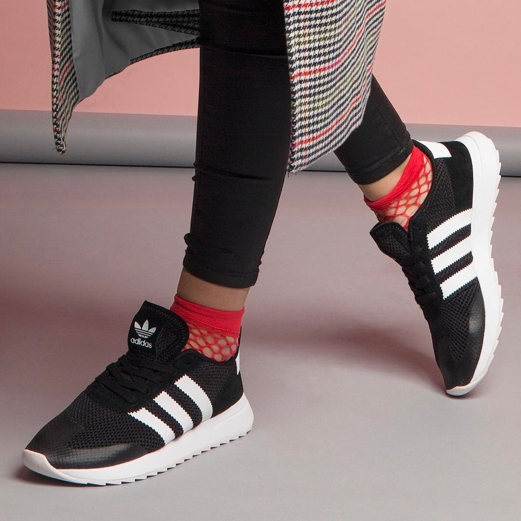 Authentic Adidas Flashback leisure breathable running shoes | Shopee Malaysia