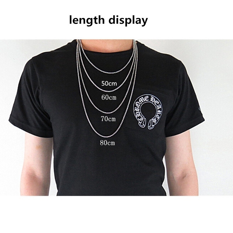 Brand New Simple Style Stainless Steel Plating Gold Chain 50cm 70cm Necklace For Pendant Not Including Pendant Or Ring Shopee Malaysia