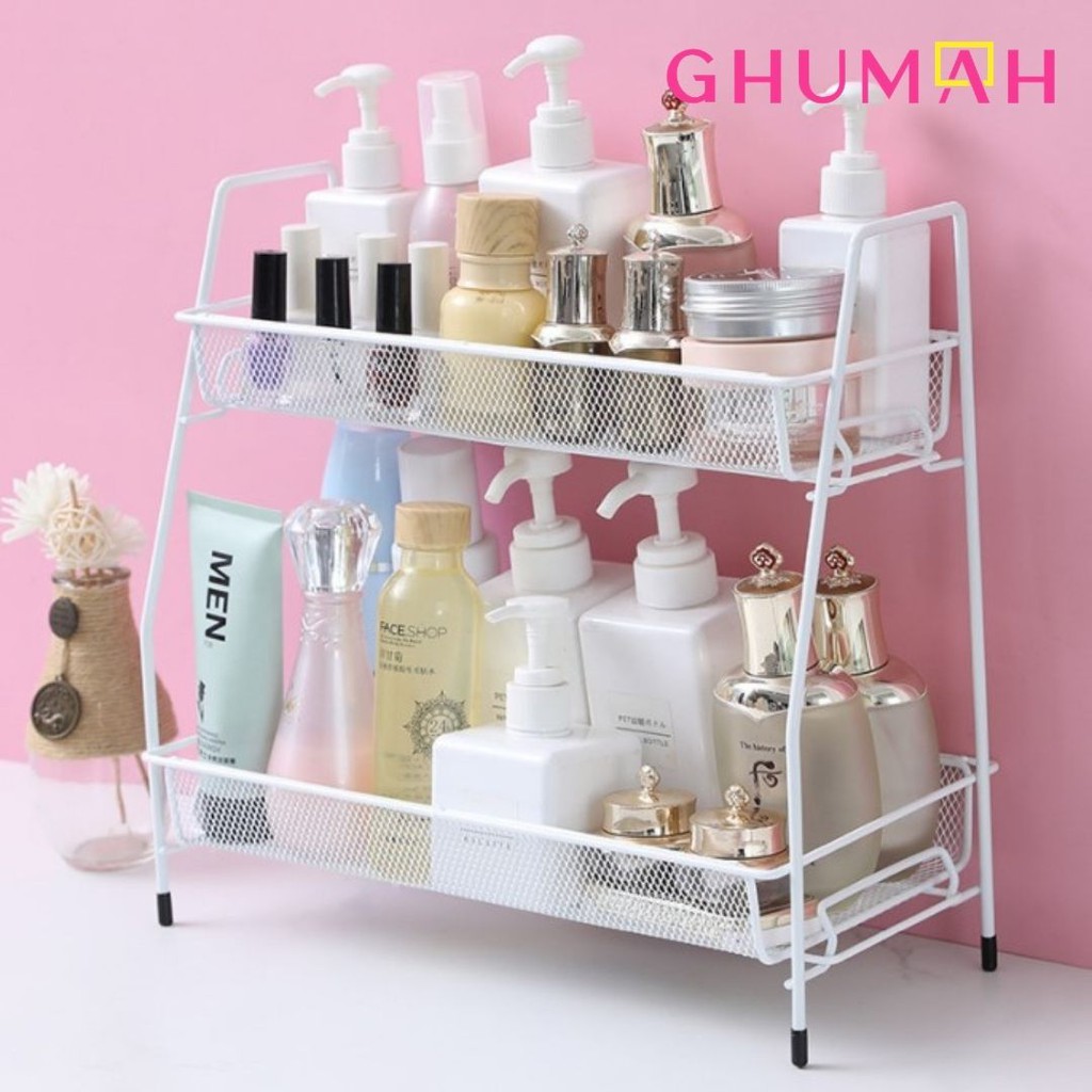 [READY STOCK] Cosmetic Rack Cosmetic Shelf Skincare Storage Makeup