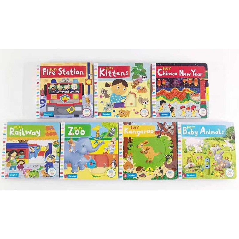 💖FREE PENINSULAR SHIPPING 💖 CAMPBELL BUSY SERIES【 set of 7 hardboard