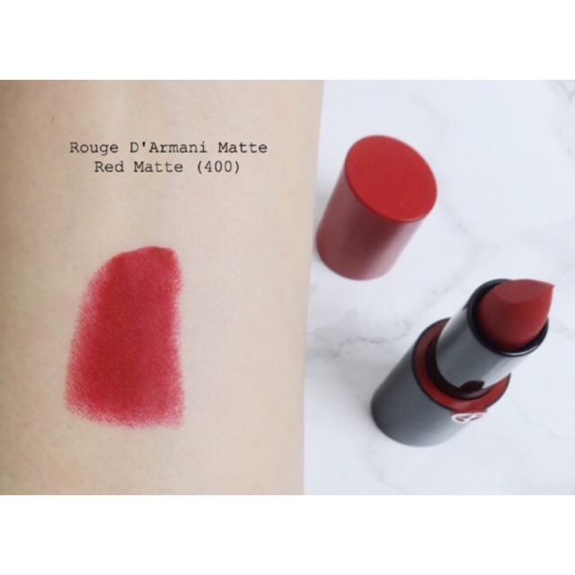 armani red lipstick 400