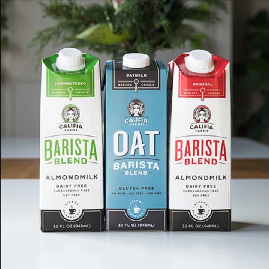Califia Farms Barista Blend Almond Milk Unsweetened 950ml Vegan Gluten Free Organic Non Dairy Milk Susu Bukan Tenusu Shopee Malaysia
