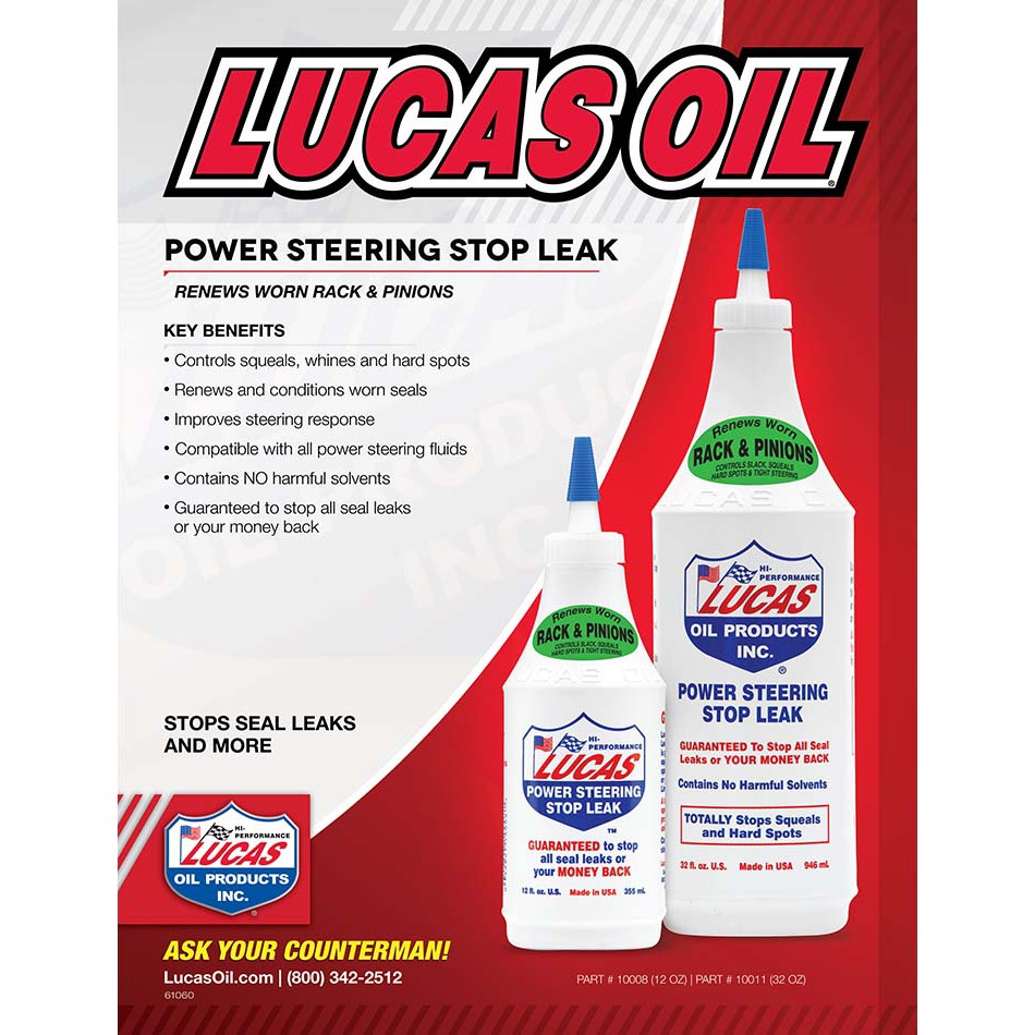 LUCAS POWER STEERING STOP LEAK 355ML Shopee Malaysia