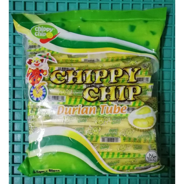 Chippy Chip Durian Tube 80pcs