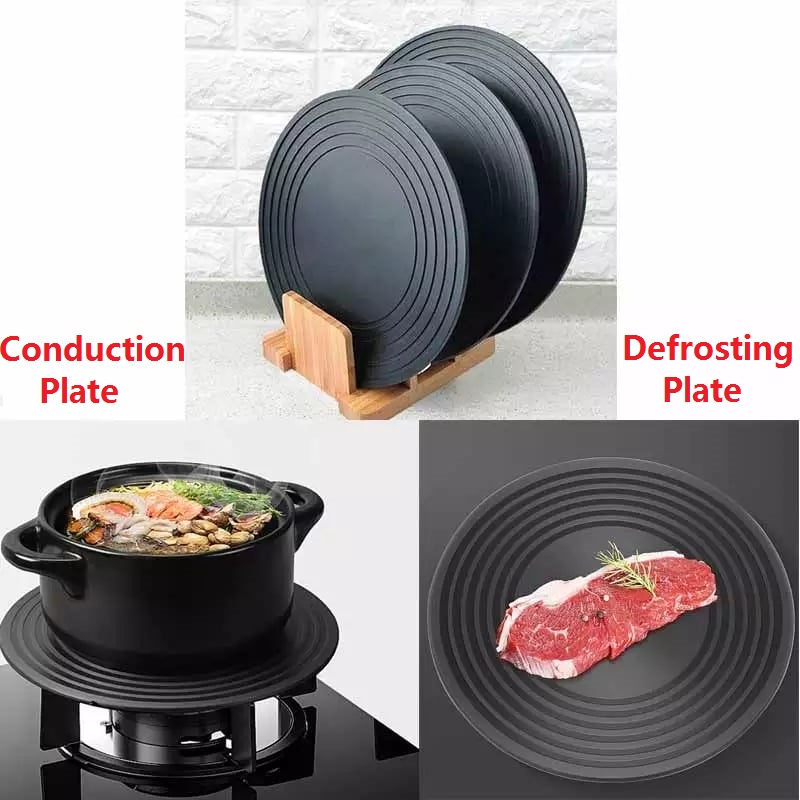 Aldawaar 2 in 1 Kitchen Defrost Board Gas Stove Heat Food Fast Plate Heat Transfer Protection