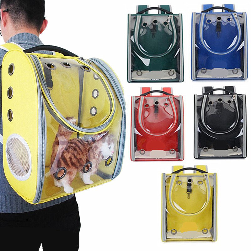 Japanese Transparent Pet Carrier Capsule Bag Beg Kucing  