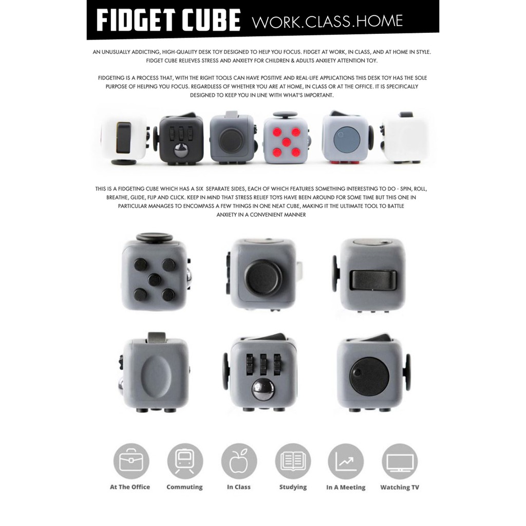 high quality fidget cube
